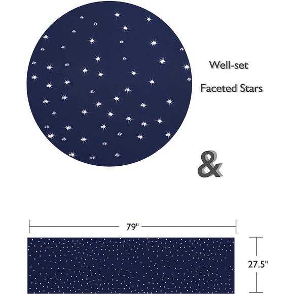 Girls C. Navy Blue Shawls and Wraps Shine Bright Like a Diamond - Picture 7 of 7